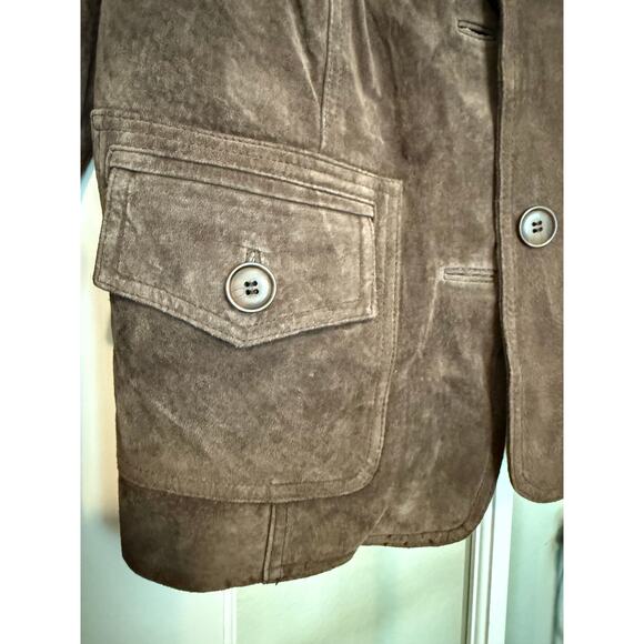 Vintage Wilson Leather suede jacket men’s size 40 / Medium NWT 90s Y2K preppy - Picture 9 of 16